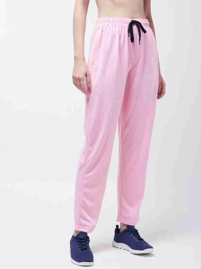 AARAVCLOTHING Solid Women Pink Track Pants - Buy AARAVCLOTHING Solid Women  Pink Track Pants Online at Best Prices in India