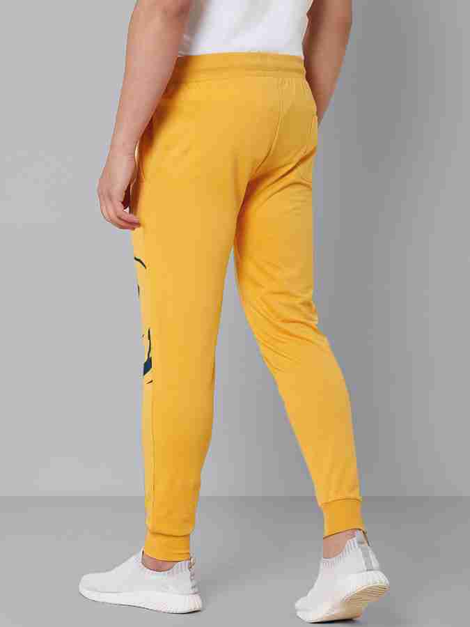 Naruto By Free Authority Graphic Print Men Yellow Track Pants