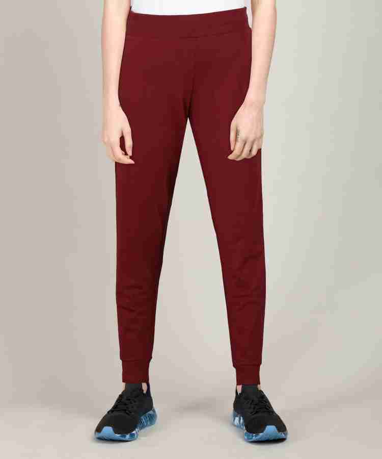 PUMA Solid Women Red Track Pants - Buy PUMA Solid Women Red Track Pants  Online at Best Prices in India