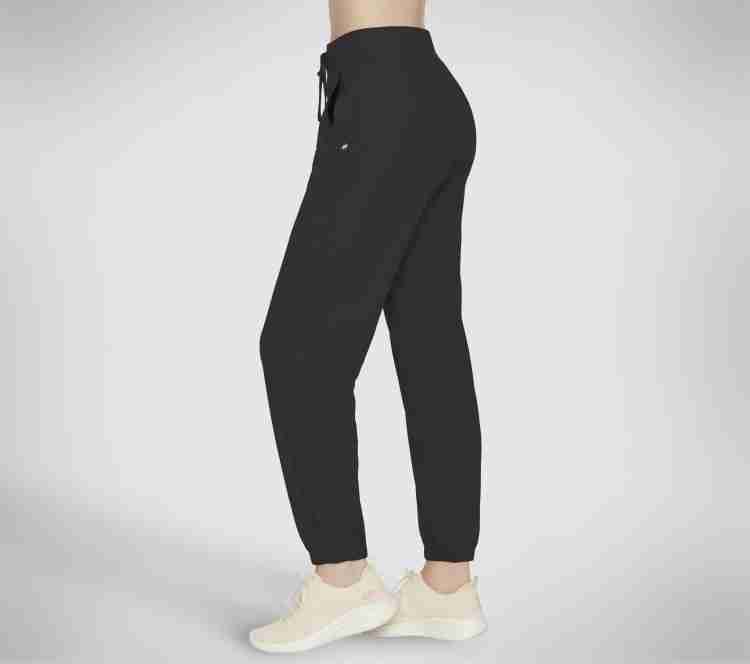 Skechers Solid Women Black Track Pants - Buy Black Skechers Solid Women  Black Track Pants Online at Best Prices in India