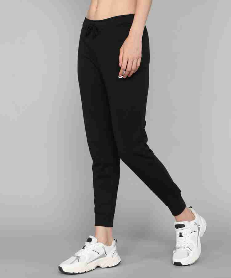 NIKE Sportswear Club Solid Women Black Track Pants