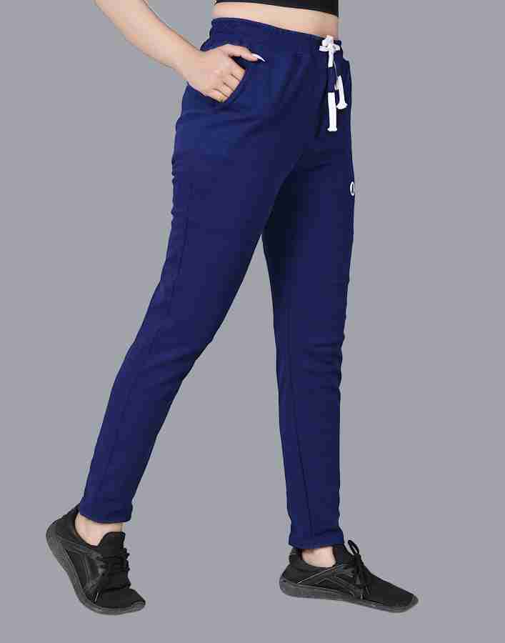 Women Active Polyester Track Pants Blue XL in Jammu at best price by  Airsnipe Apparels Pvt. Ltd. - Justdial