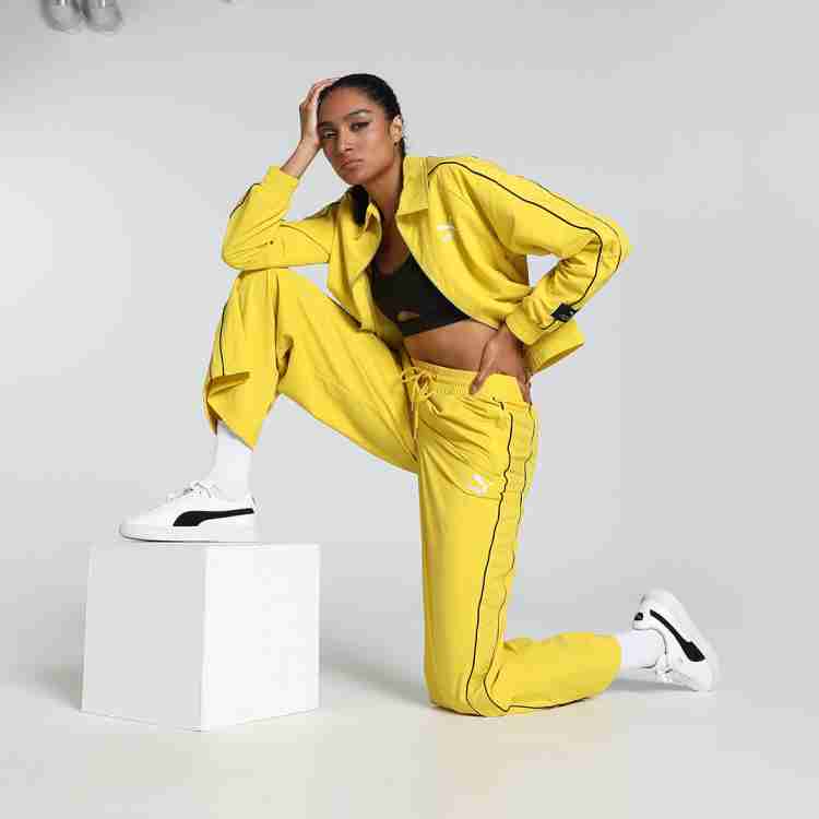 PUMA Solid Women Yellow Track Pants Buy PUMA Solid Women Yellow Track Pants Online at Best Prices in India Flipkart