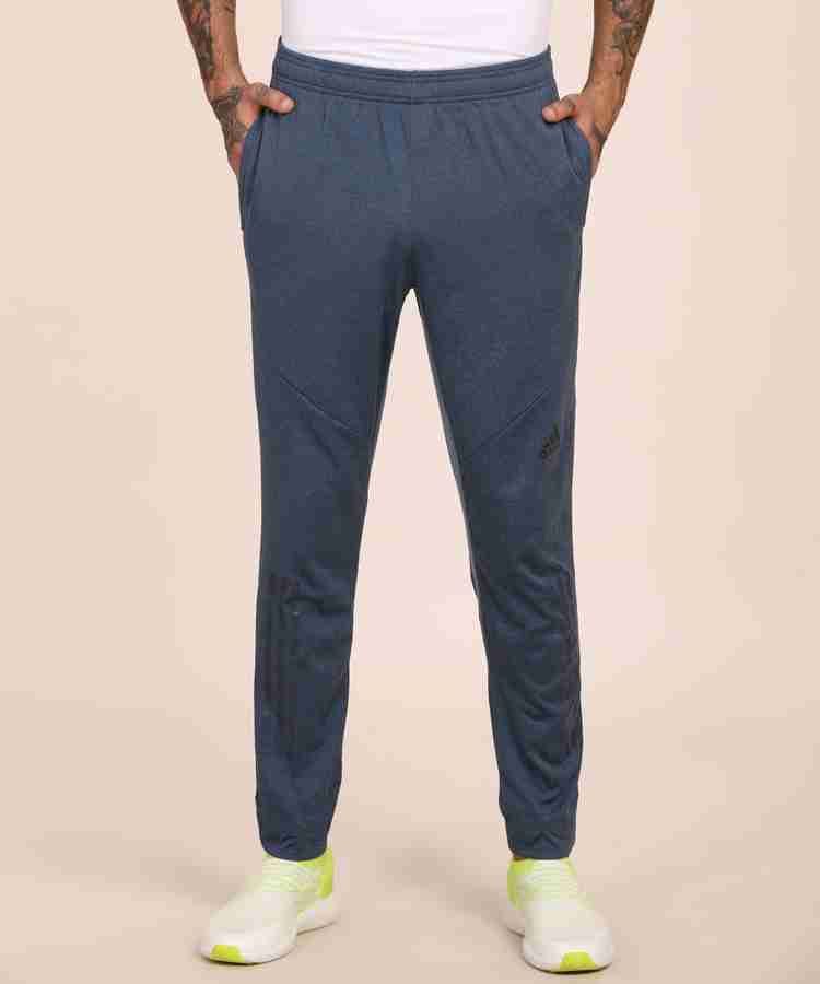ADIDAS Solid Men Blue Track Pants