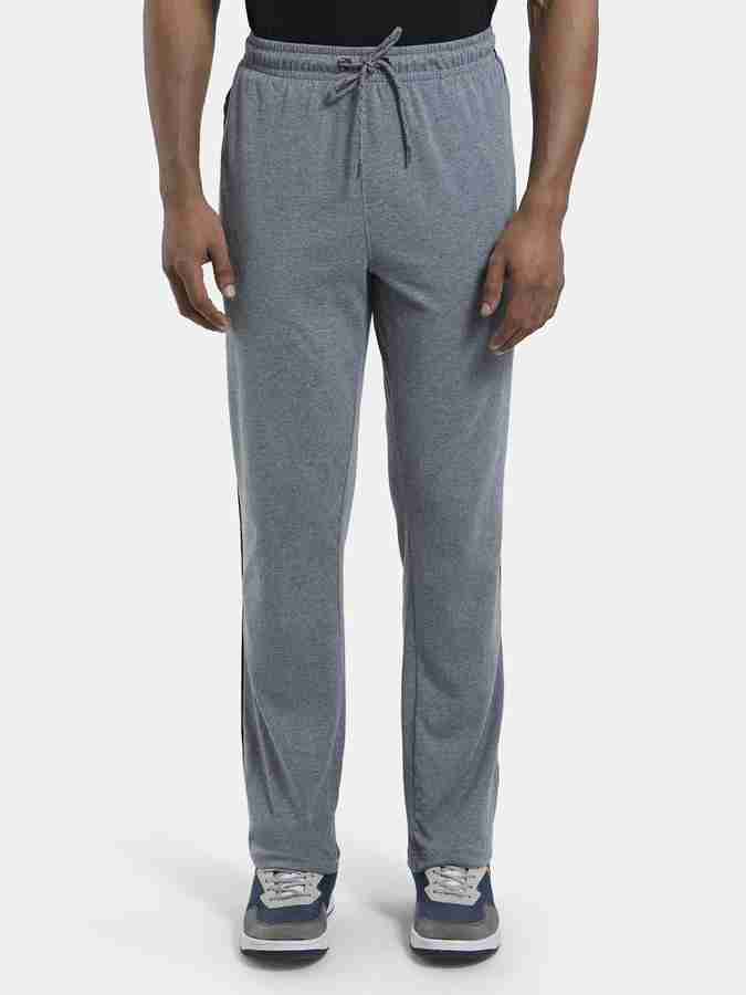 JOCKEY 9500 Super Combed Cotton Rich Solid Men Grey Track Pants Buy Grey Melange Navy JOCKEY 9500 Super Combed Cotton Rich Solid Men Grey Track Pants Online at Best Prices