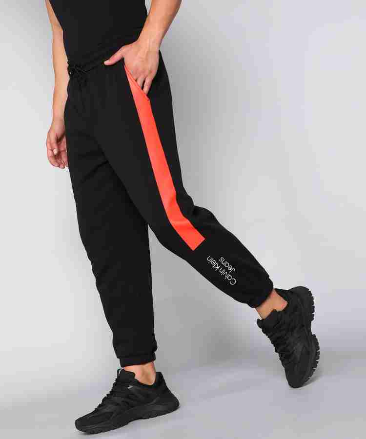 Calvin Klein Jeans Colorblock Men Black Track Pants Buy Calvin Klein Jeans Colorblock Men Black Track Pants Online at Best Prices in India Flipkart