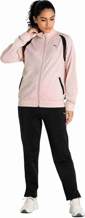 Womens pink hot sale puma tracksuit