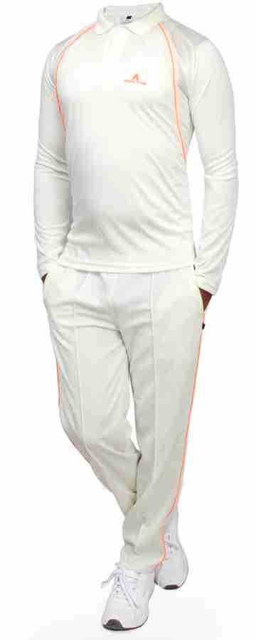 Nike white dress for cricket online