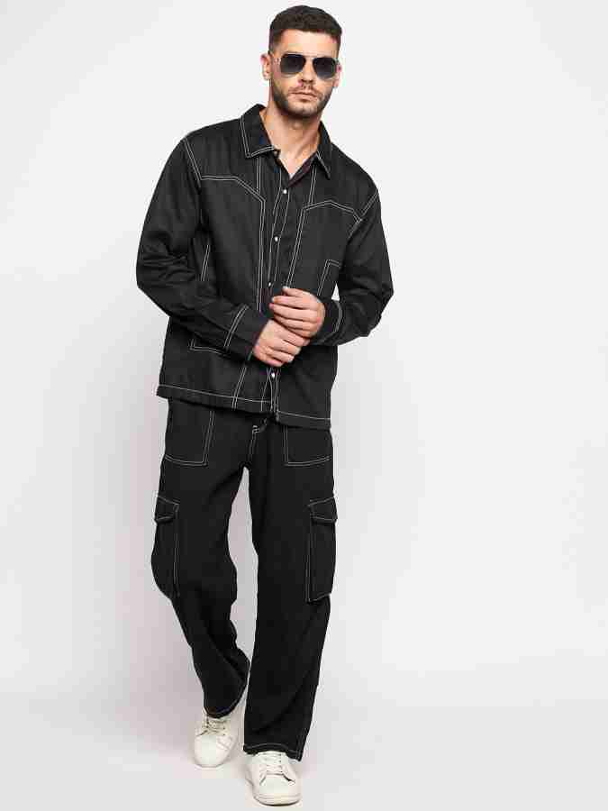 Fugazee Polyester Black Velour Reflective Tape Combo Tracksuit at Rs  1999.00/piece in Gurgaon