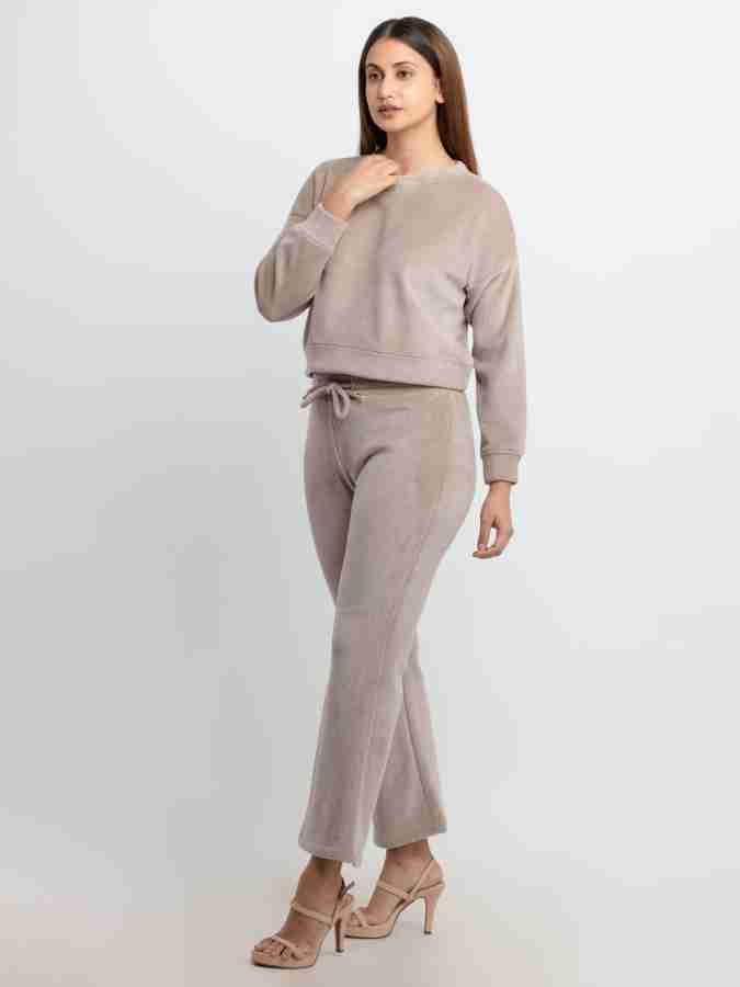 Status Quo Solid Women Track Suit - Buy Status Quo Solid Women Track Suit  Online at Best Prices in India