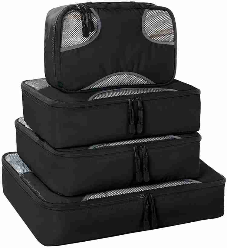  Blibly Packing Cubes for Suitcase, 9 PCS Lightweight Travel  Luggage Organizers Set, Waterproof Luggage Packing Cubes for Travel  Accessories(Black) : Clothing, Shoes & Jewelry
