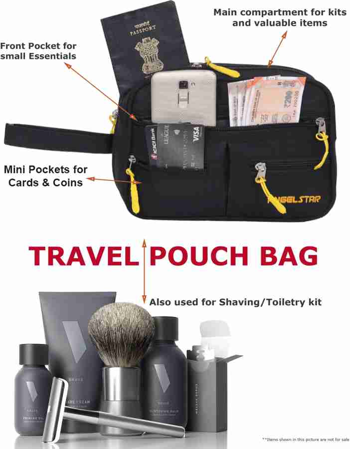 ALLUSIVE Travel Bags Shaving Kit Pouch for Men and Women Black D Travel Shaving Kit Bag Price in India Buy ALLUSIVE Travel Bags Shaving Kit Pouch for Men and Women
