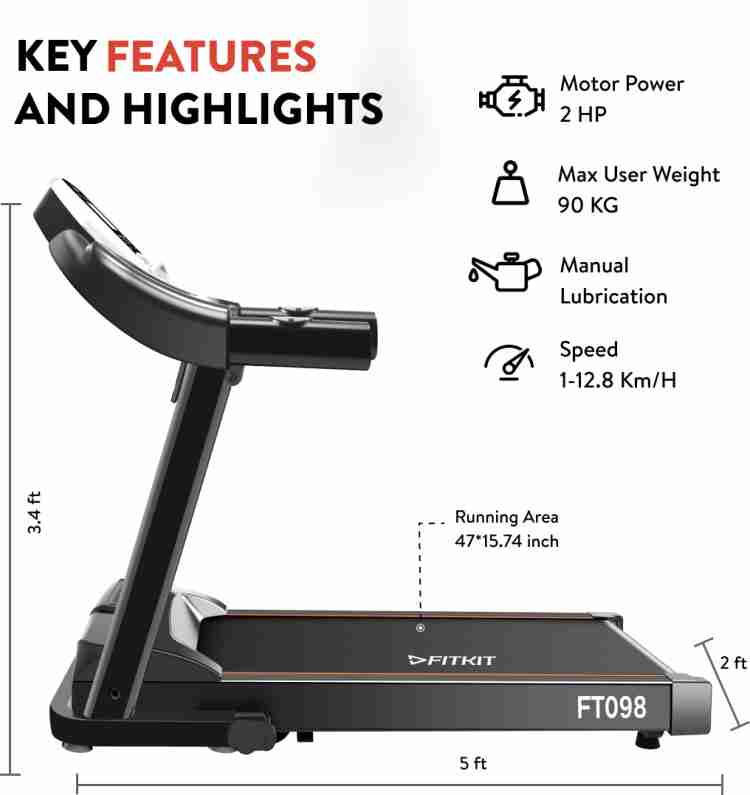 Fitkit discount 098 treadmill