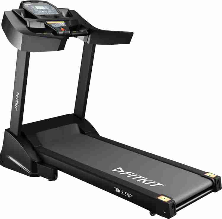 FITKIT by Cultsport by cult 10K 4HP Peak, Max Weight: 120Kg & 12 Preset  Program For Home Gym Workout Treadmill