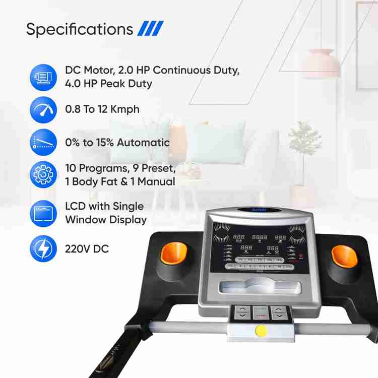 Aerofit treadmill af 509 price shop