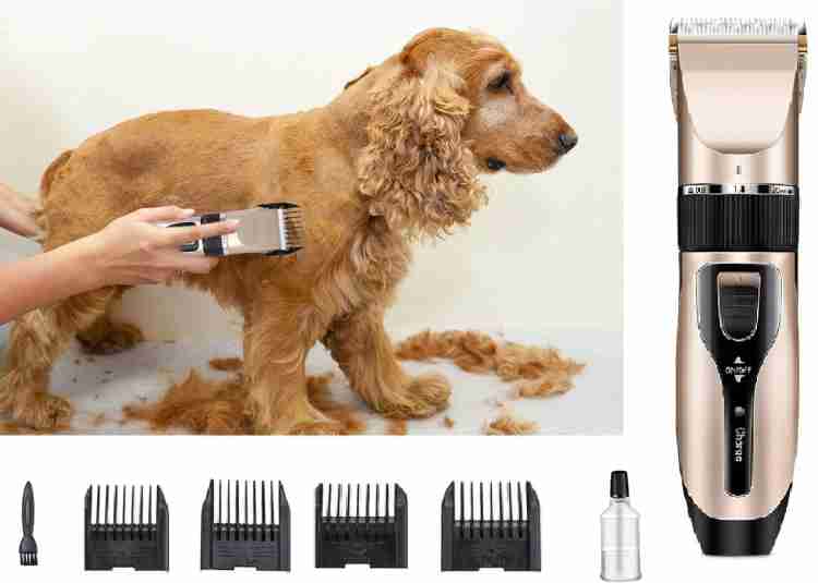 EVETIS Pet Hair Trimmer Dogs Cats Grooming Machine Wireless Rechargeable Trimmer 180 min Runtime 4 Length Settings Price in India Buy EVETIS Pet Hair Trimmer Dogs Cats Grooming Machine