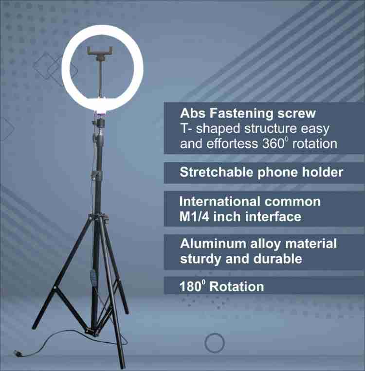 MARS Camera stand 7Fit with Ring Flash light holder for Making video and  reel & Photo Ring Flash - MARS 