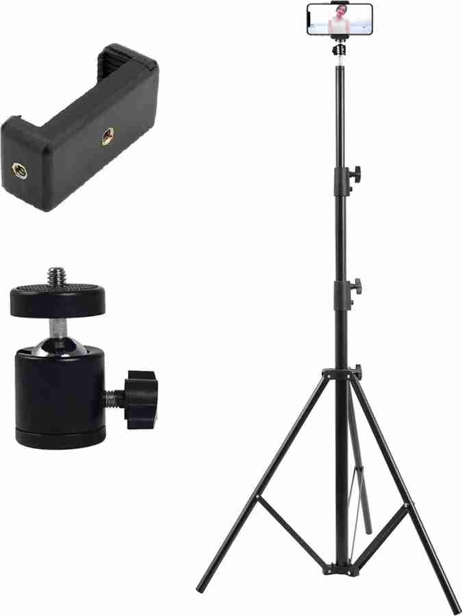 Flipkart SmartBuy Lightweight Portable 7 Feet Aluminum Alloy Studio Light Stand For Videos Photo Tripod Flipkart SmartBuy Flipkart