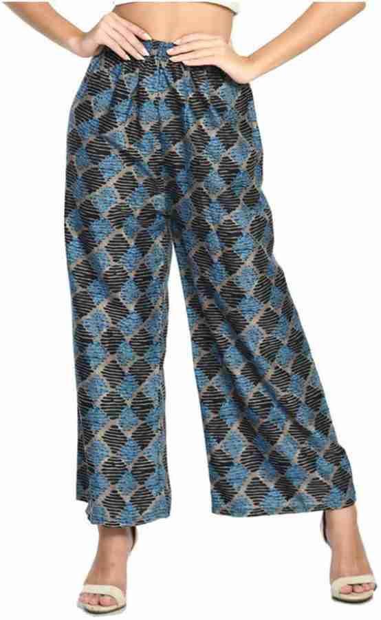 Buy Multicoloured Trousers & Pants for Women by INDIWEAVES Online