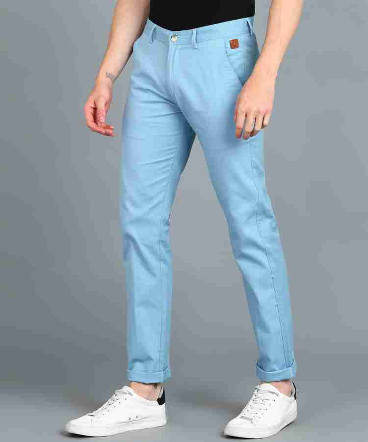 Urbano Fashion Slim Fit Men Blue Trousers - Buy Urbano Fashion