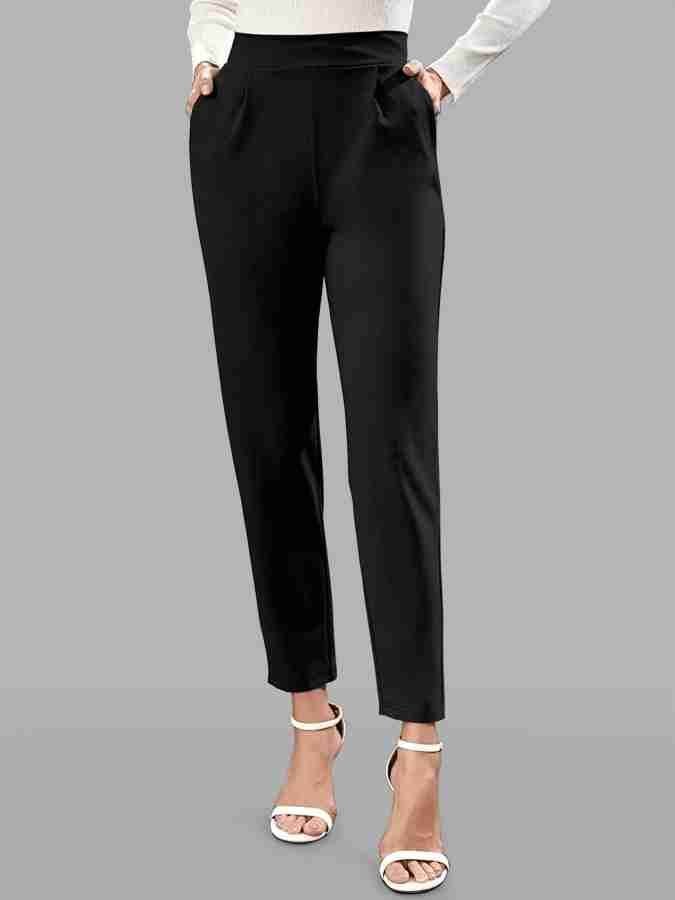 Sasta Fancy Garments Store Women Black Trousers - Buy Sasta Fancy Garments  Store Women Black Trousers Online at Best Prices in India