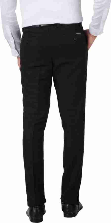 Ramraj Cotton Regular Fit Men Black Trousers - Buy Ramraj Cotton