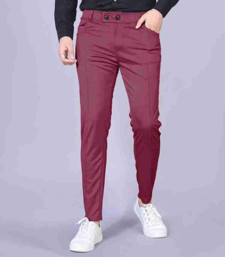 TopQore Regular Fit Men Maroon Trousers Buy TopQore Regular Fit Men Maroon Trousers Online at Best Prices in India Flipkart