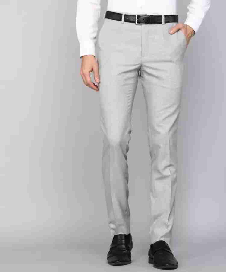 Silver best sale trousers men