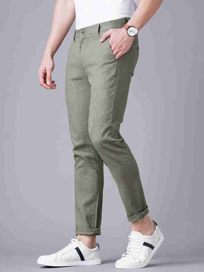 British Club Slim Fit Men Green Trousers - Buy British Club Slim Fit Men  Green Trousers Online at Best Prices in India