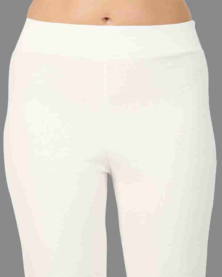 Pipal Regular Fit Women Black, White Trousers - Buy Pipal Regular