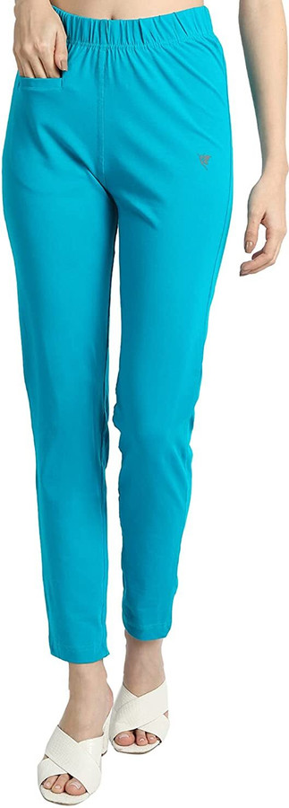 Comfort Lady Regular Fit Women Blue Trousers - Buy Comfort Lady Regular Fit  Women Blue Trousers Online at Best Prices in India | Flipkart.com