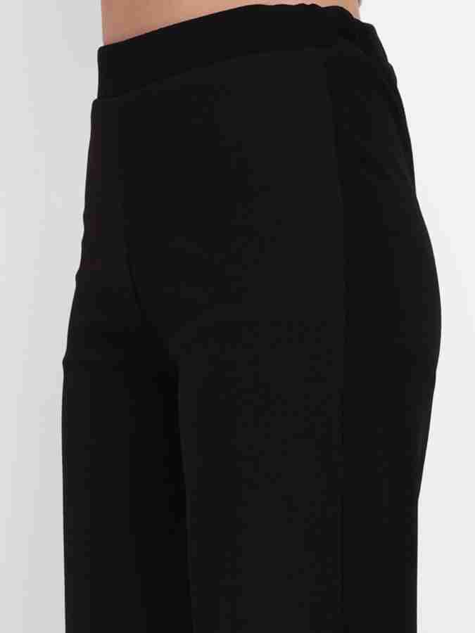 Broadstar Relaxed Women Black Trousers - Buy Broadstar Relaxed Women Black  Trousers Online at Best Prices in India