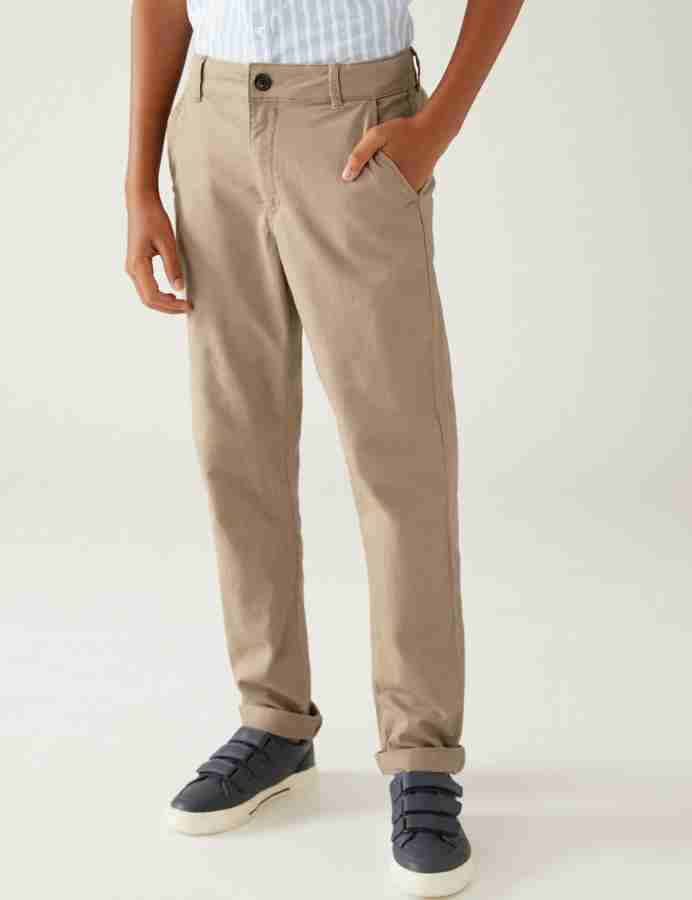 Buy Khaki Trousers & Pants for Women by Marks & Spencer Online