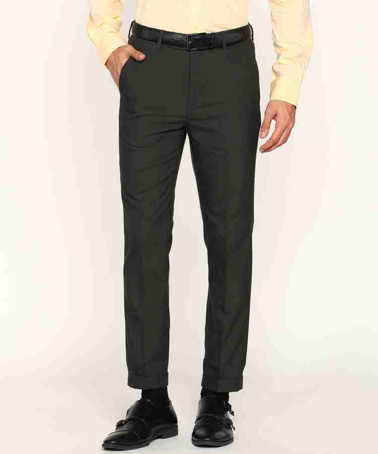 Byford by Pantaloons Regular Fit Men Green Trousers Buy Byford