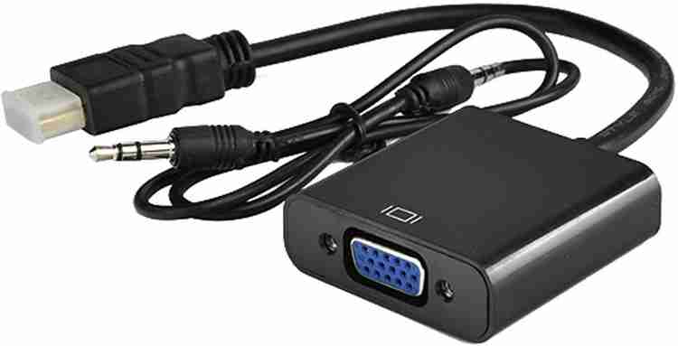LipiWorld TV out Cable HDMI to VGA Connector with Audio Cable LipiWorld Flipkart