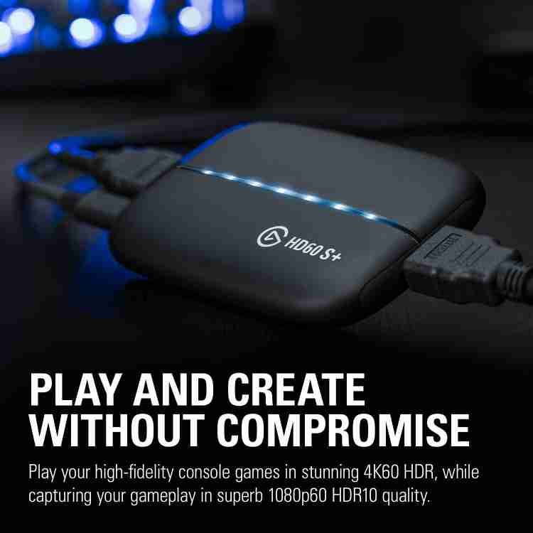 Elgato Game Capture HD60 S+Capture Card for Recording in1080p60 