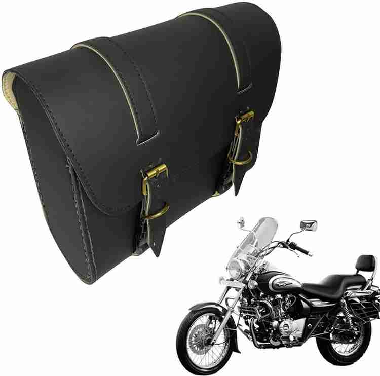 Dhe Best Bike Saddle Bag Waterproof Golden Buckle for Bajaj Avenger 220 Cruise Saddle Bag Black Leather Motorbike Saddlebag Price in India Buy Dhe Best Bike Saddle Bag Waterproof Golden Buckle