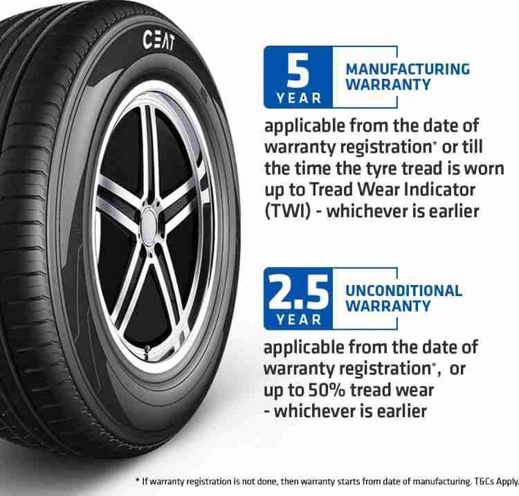 CEAT 155 80R13 MILAZE X3 TL 79T 4 Wheeler Tyre Price in India