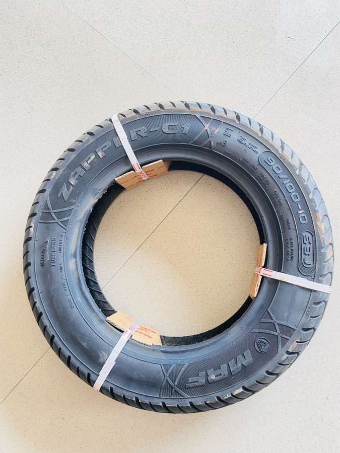 Tvs Jupiter Scooty Mrf Tubeless Tyre For Jupiter Mrf Activa Tube