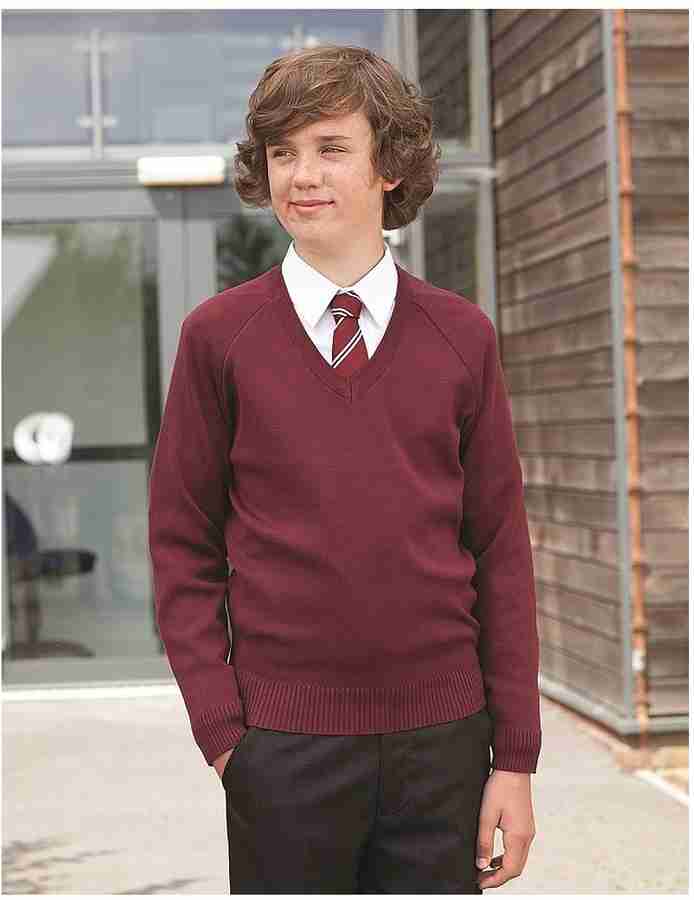 Maroon uniform sweater best sale