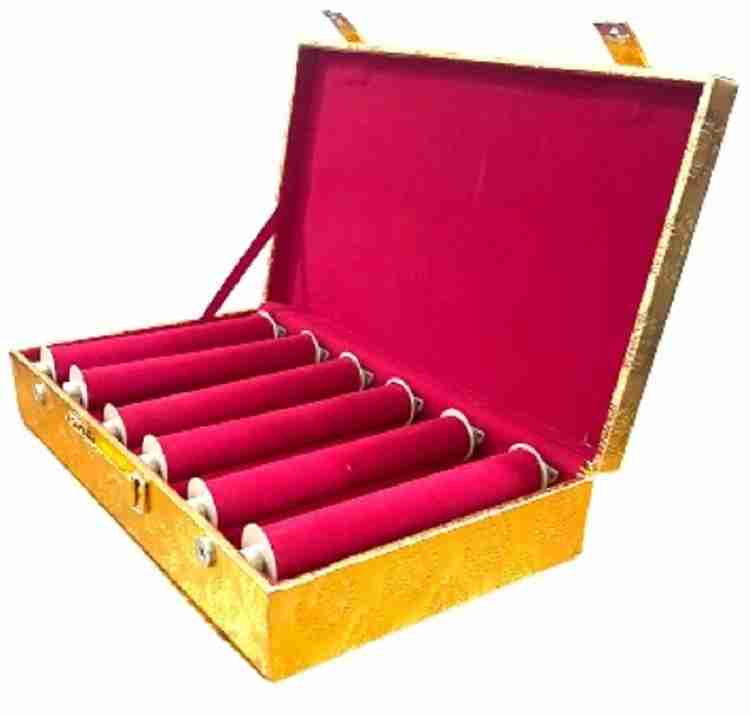 ultimatefashionista combo of 6 roll rod bangle box vanity box