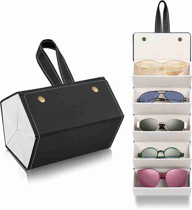 Foldable top sunglasses case