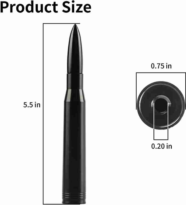 HASTHIP Vehicle Short Antenna Mast Car Truck Antenna Replacement