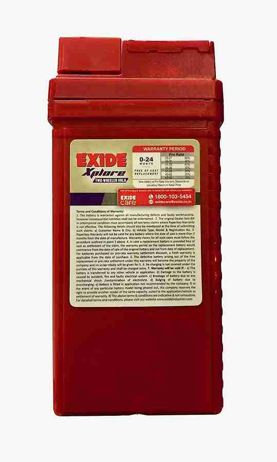 Yamaha fz top bike battery