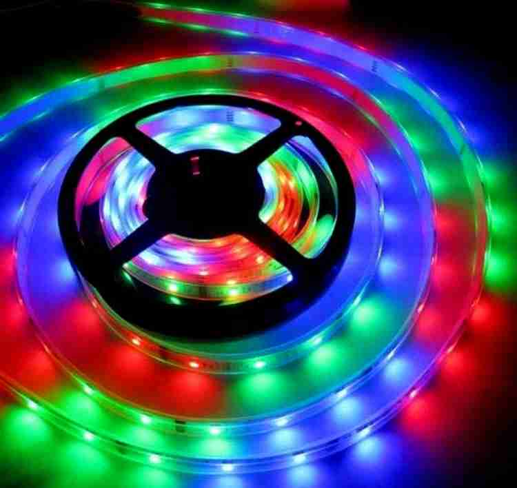Steko 3 Meter DC 12 Volt 72 Led Multicolor Changing Auto Flashing LED Light Strip Interior Light Motorbike LED 12 V 15 W