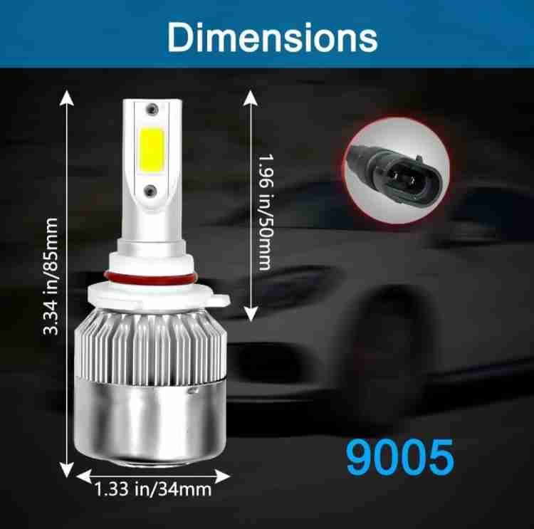 2pcs HB3 Led Headlight Canbus No Error 9005 Car Bulb High Power 6000K White  Light Diode Lamp 12v 55w For Honda Civic Crv Accord - AliExpress