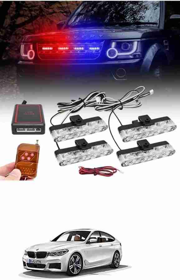 Etradezone Car 4 X4 Grill LED Police Flasher Light for Venue