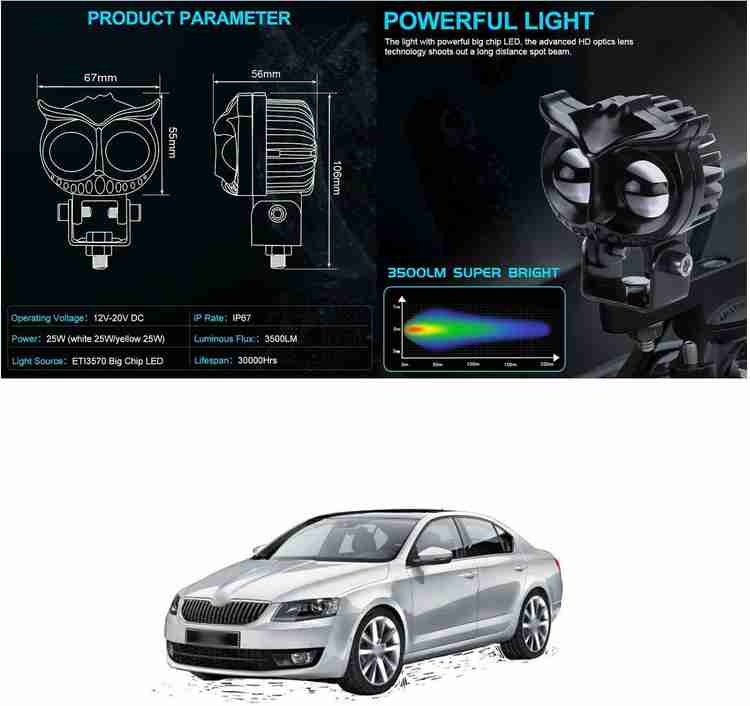 Skoda octavia 2024 front fog lights