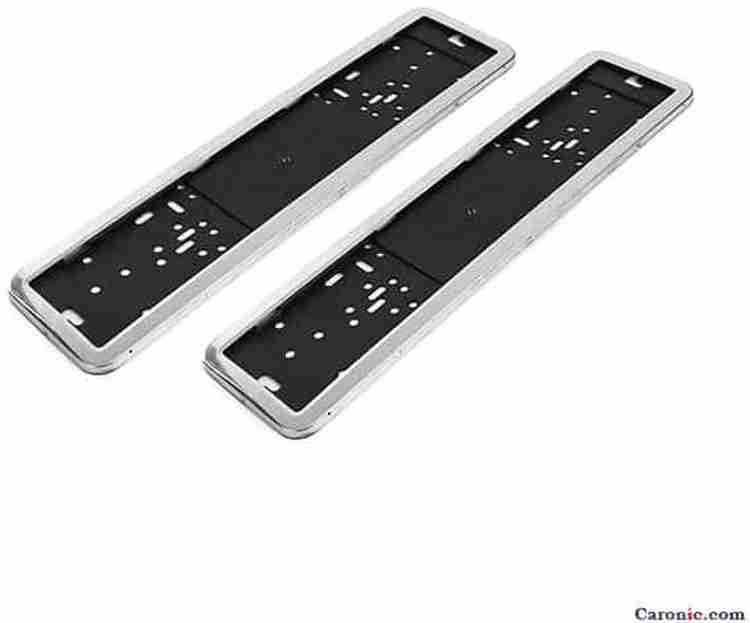 Car number shop plate frame chrome