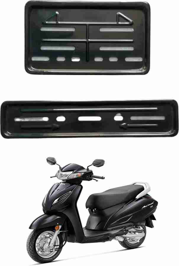 E Shoppe Bike Number Plate Frame Front Back For Activa 6G Bike Number Plate Price in India Buy E Shoppe Bike Number Plate Frame Front Back For Activa 6G Bike Number